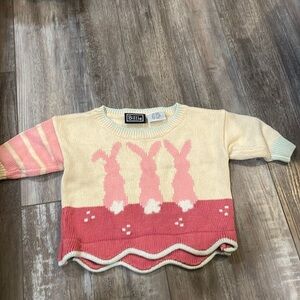 Easter bunny sweater